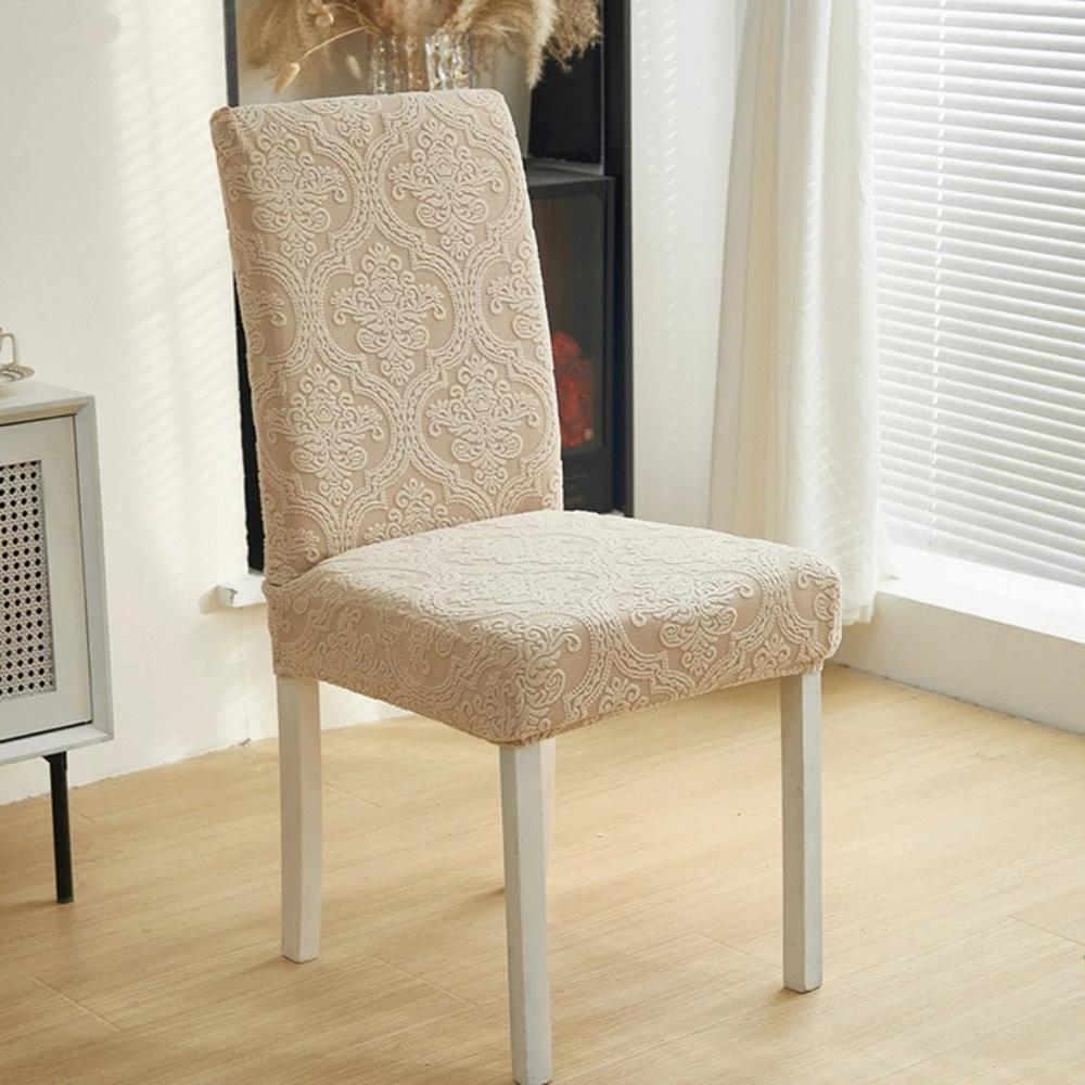 Evona Elegant Jacquard Chair Seat Slipcover by Casa & Beyond