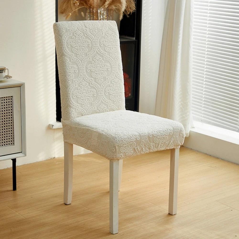 Evona Elegant Jacquard Chair Seat Slipcover by Casa & Beyond