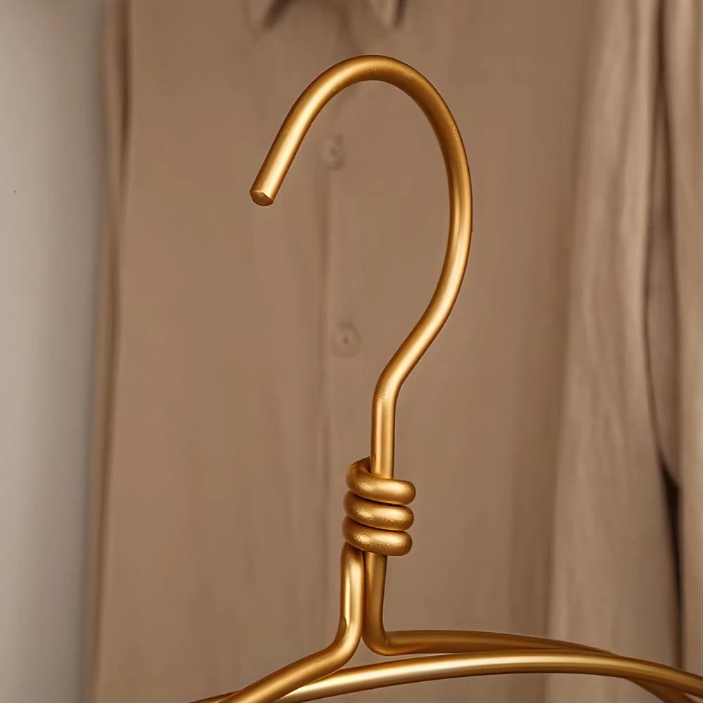 Extra Wide Sleek Aluminum Clothes Hanger | 6pcs Set by Casa & Beyond