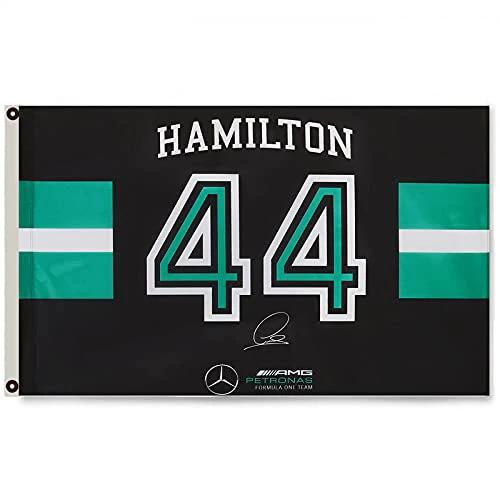 F1 Louis Hamilton Flag-3x5 FT 44 Banner-100% polyester-2 Metal Grommets by flagsshop