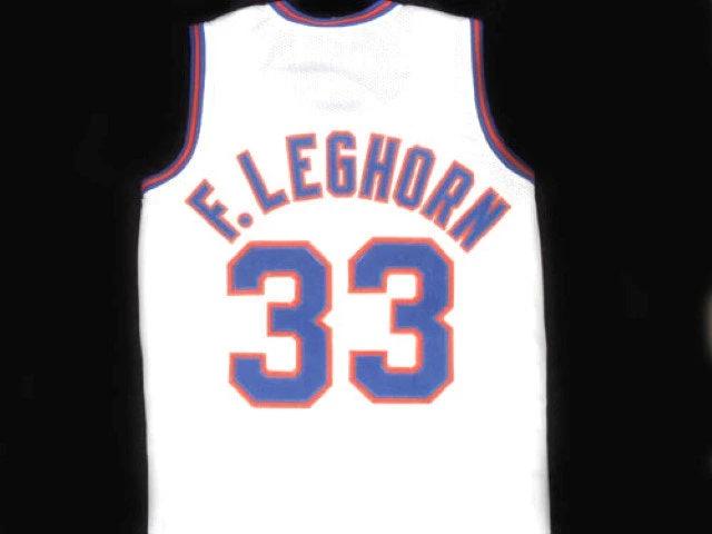 Foghorn Leghorn Jersey #33 Tune Squad Space Jam Basketball White by My store basketball