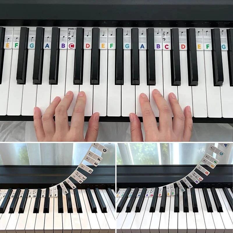 Removable Piano Keyboard Note Label by BowLift