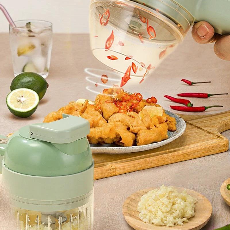Electric cordless garlic chopper by Bowlift