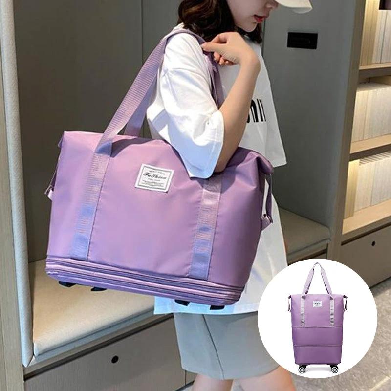 Travel bag with universal wheels by Bowlift