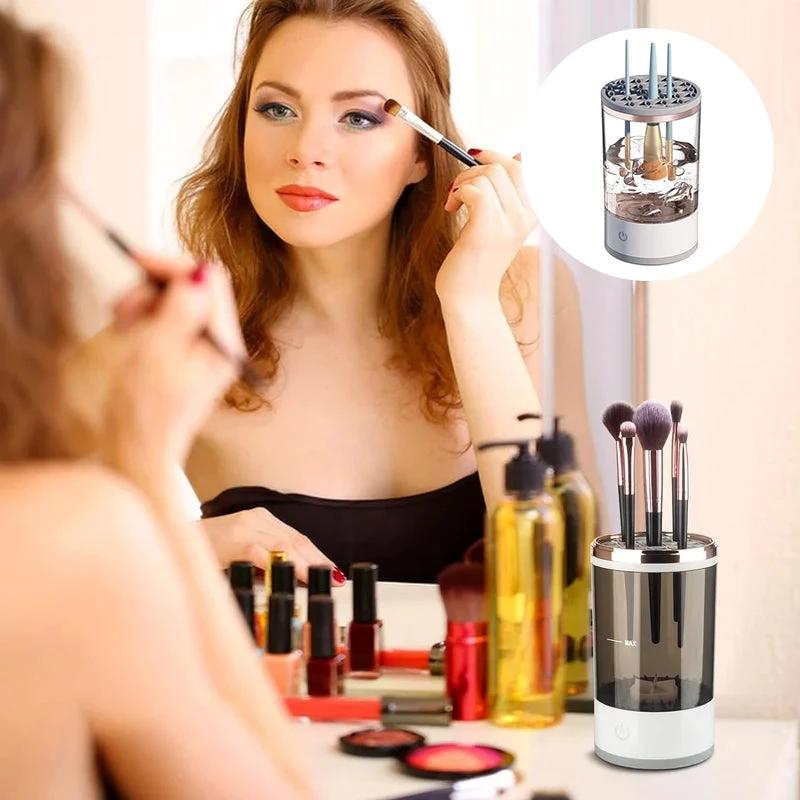 Electric Makeup Brush Cleaner by Bowlift