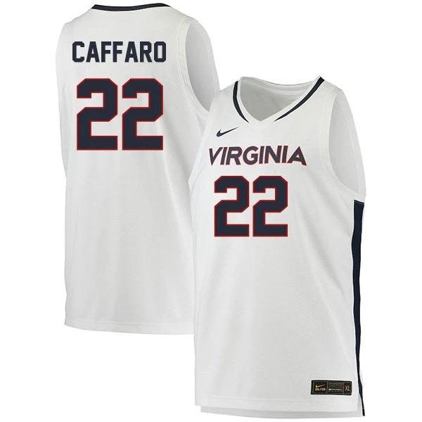 Francisco Caffaro Jersey #22 Virginia Cavaliers College Basketball Stitched White by My store basketball