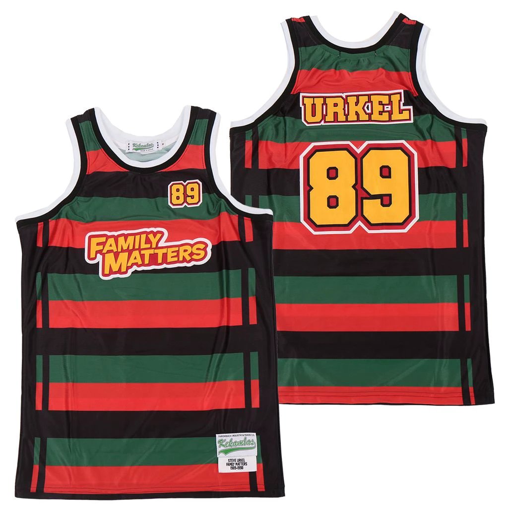 Family Matters #89 Urkel Basketball Jersey by My store basketball