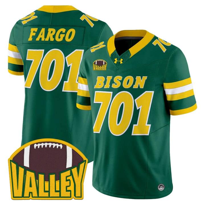 Fargo Jersey #701 North Dakota State Bison 2025 Limited Stitched by My Store NCAA Football Jerseys