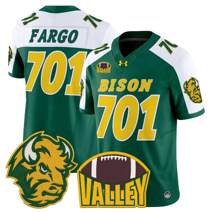 Fargo Jersey #701 North Dakota State Bison 2025 Limited Stitched by My Store NCAA Football Jerseys