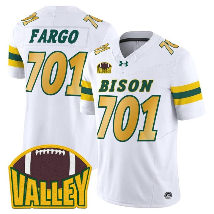 Fargo Jersey #701 North Dakota State Bison 2025 Limited Stitched by My Store NCAA Football Jerseys