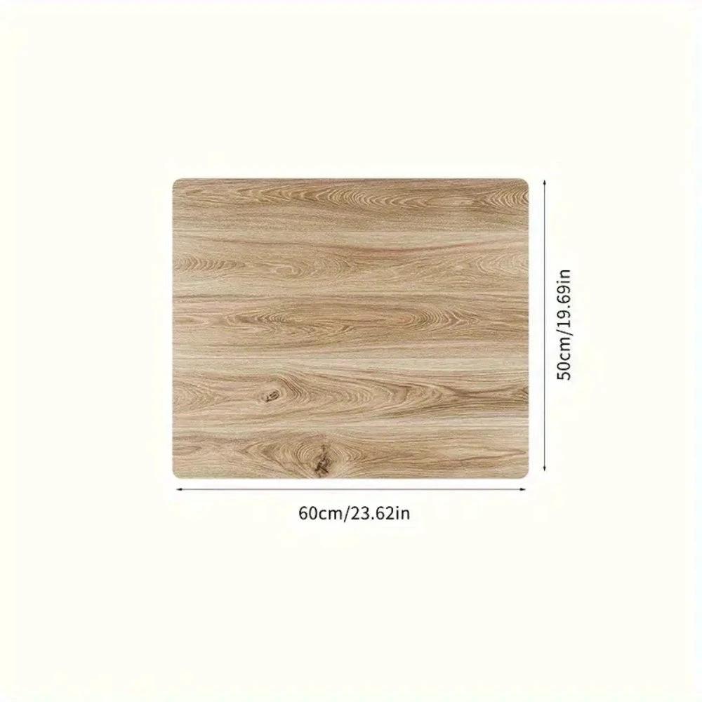 Faux Wood Grain Appliance Protector Mat by Casa & Beyond
