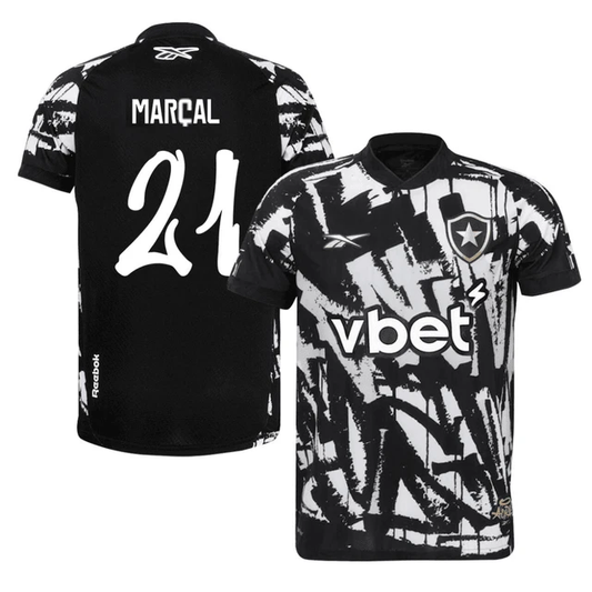 Fernando Marcal #21 Botafogo 2025-26 Fourth Jersey – Black by Soccer Jersey