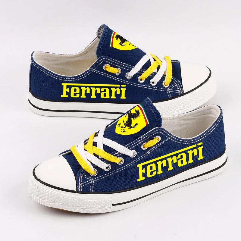 Ferrari Canvas Sneakers Shoes For Men Women Fans by Crocs