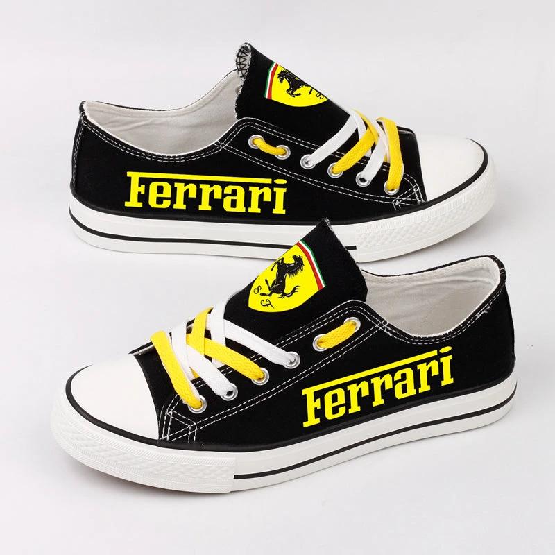 Ferrari Canvas Sneakers Shoes For Men Women Fans by Crocs