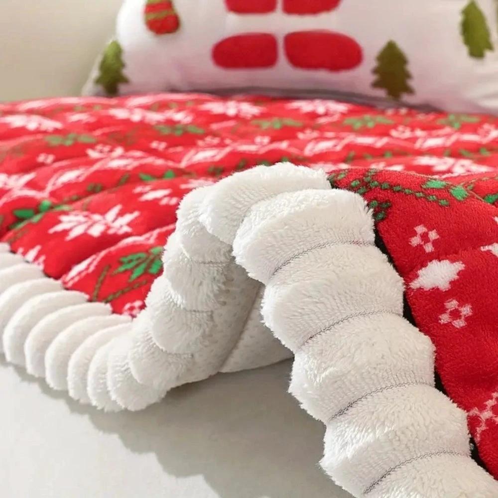 Festive Holiday Winter Sofa Cover by Casa & Beyond