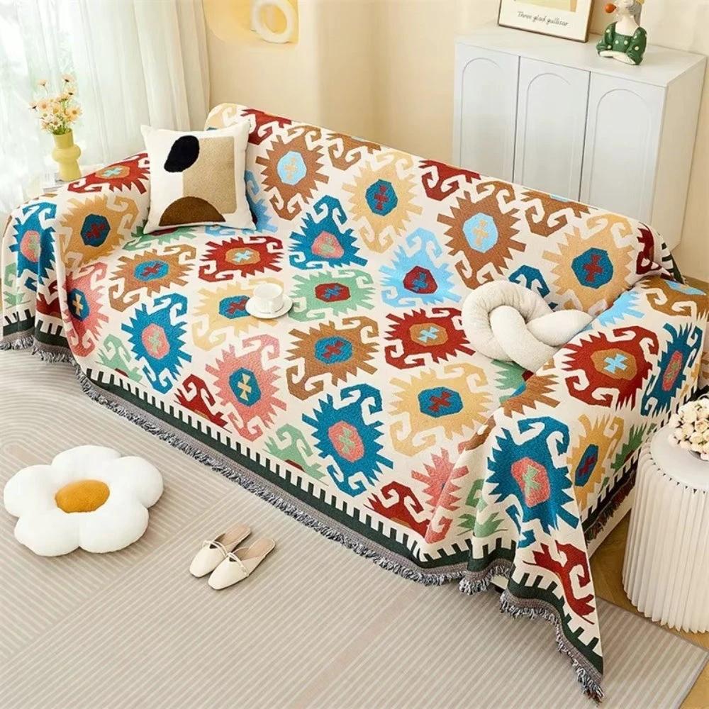 Fiesta Woven Sofa Cover by Casa & Beyond