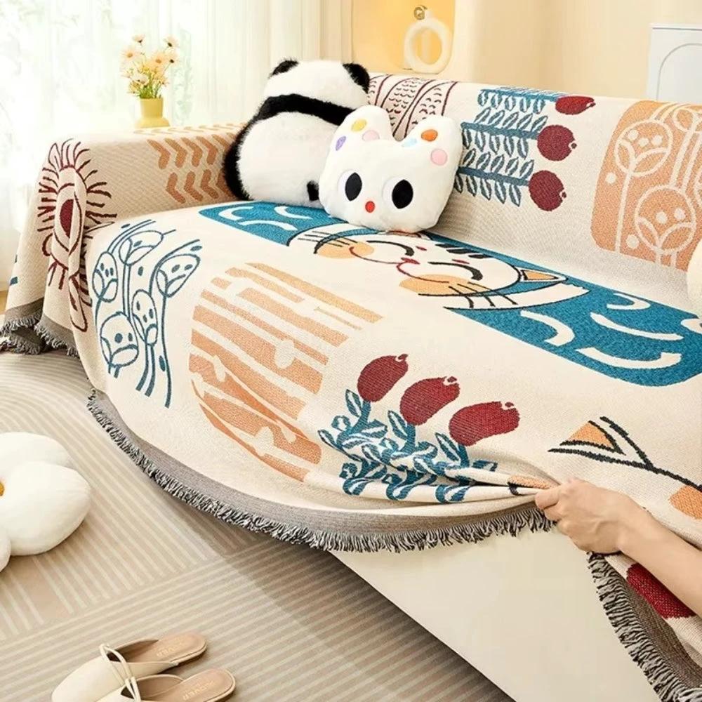 Fiesta Woven Sofa Cover by Casa & Beyond