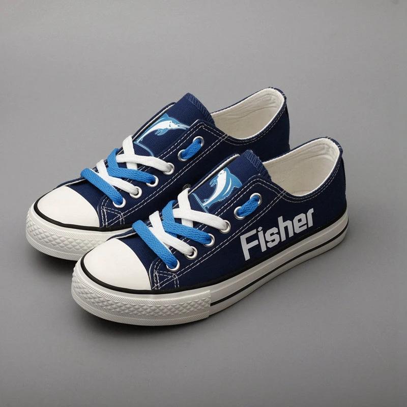 Fisher Marlins Sport Sneakers Shoes For Men Women Fans by Crocs