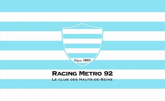 Racing 92 Flag-3x5ft Racing Metro 92 Banner-100% polyester by flagsshop