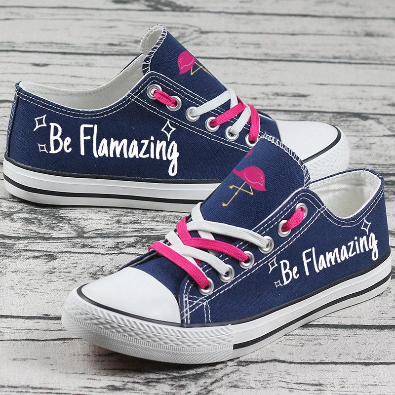 Flamingo Canvas Sneakers Shoes For Men Women Fans by Crocs