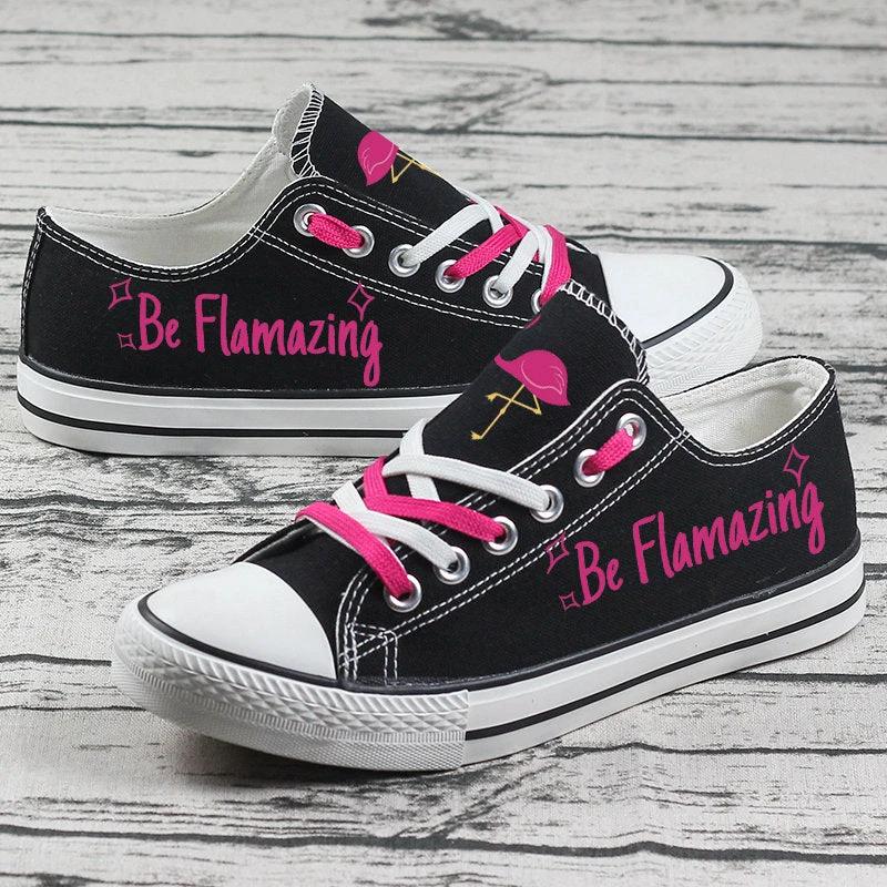 Flamingo Canvas Sneakers Shoes For Men Women Fans by Crocs