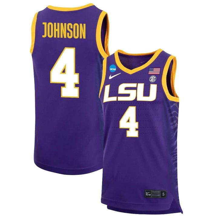 Flau'jae Johnson Jersey LSU Tigers Basketball 2023 NCAA College #4 by My store basketball
