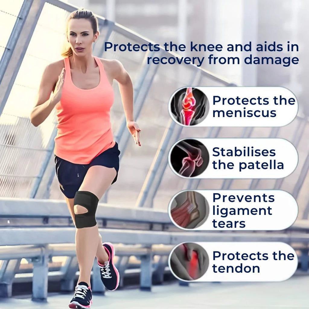 FlexGuard Knee Pads | with Support Compression Springs and Tension Strap - for Stability - Pain Relief and Protection Bowlift by Bowlift