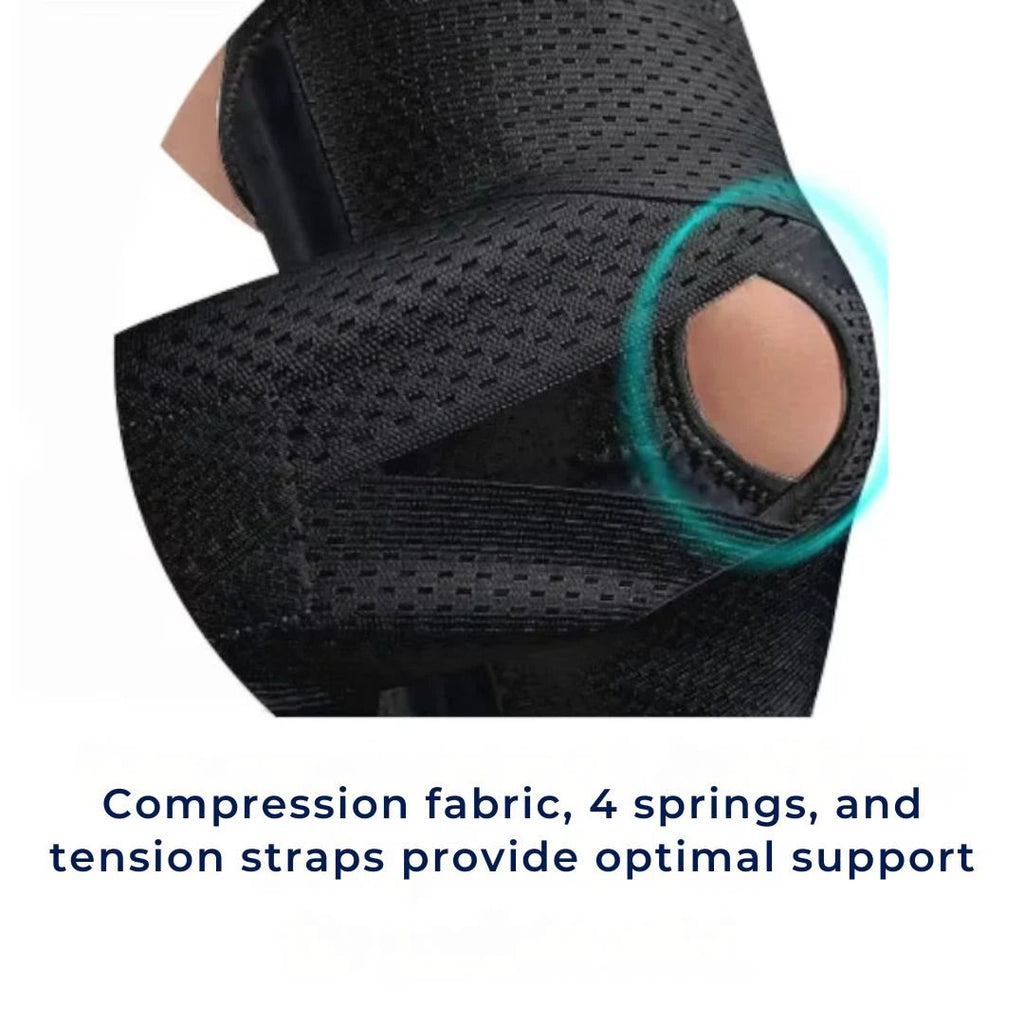 FlexGuard Knee Pads | with Support Compression Springs and Tension Strap - for Stability - Pain Relief and Protection Bowlift by Bowlift