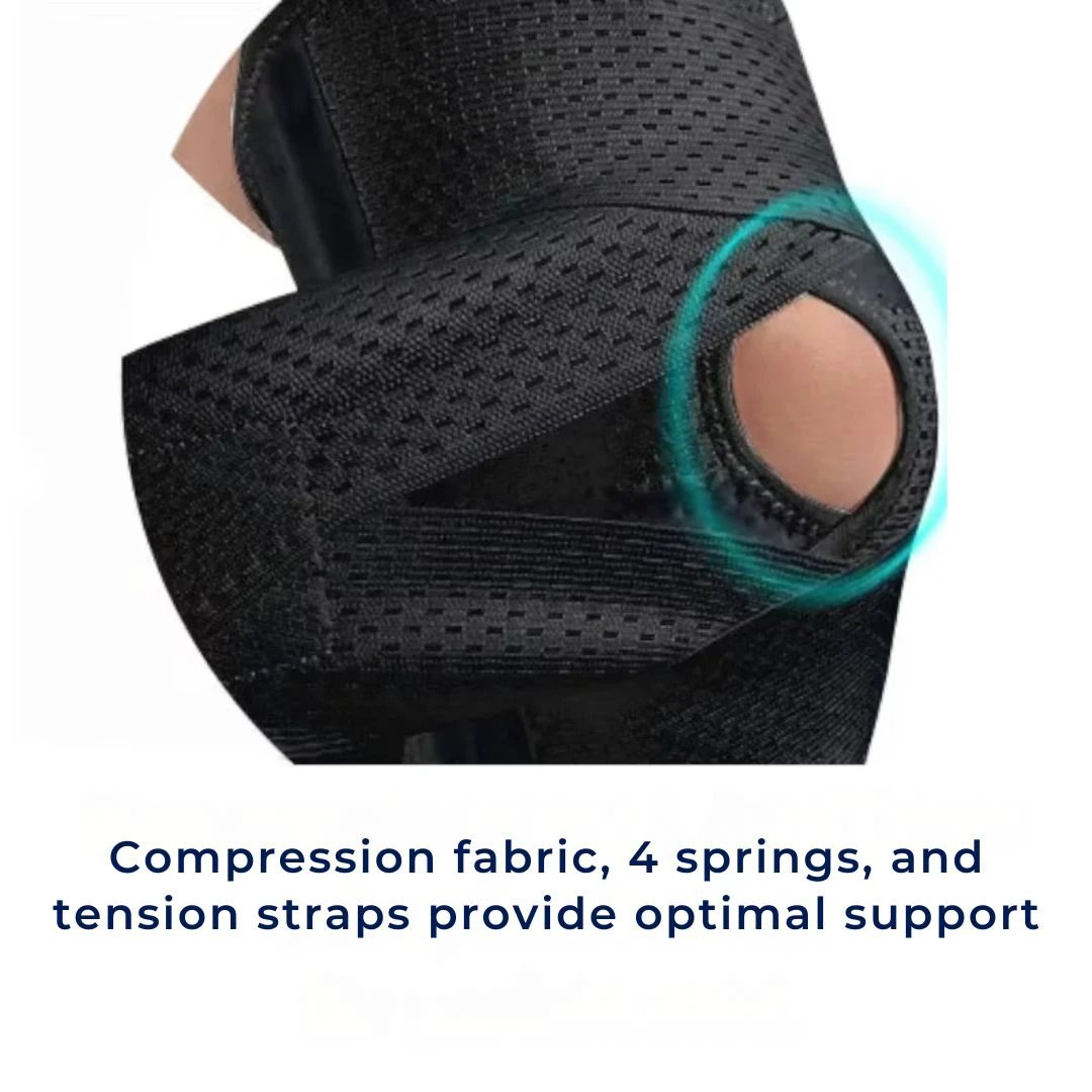 FlexGuard Knee Pads | with Support Compression Springs and Tension Strap - for Stability - Pain Relief and Protection Bowlift by Bowlift