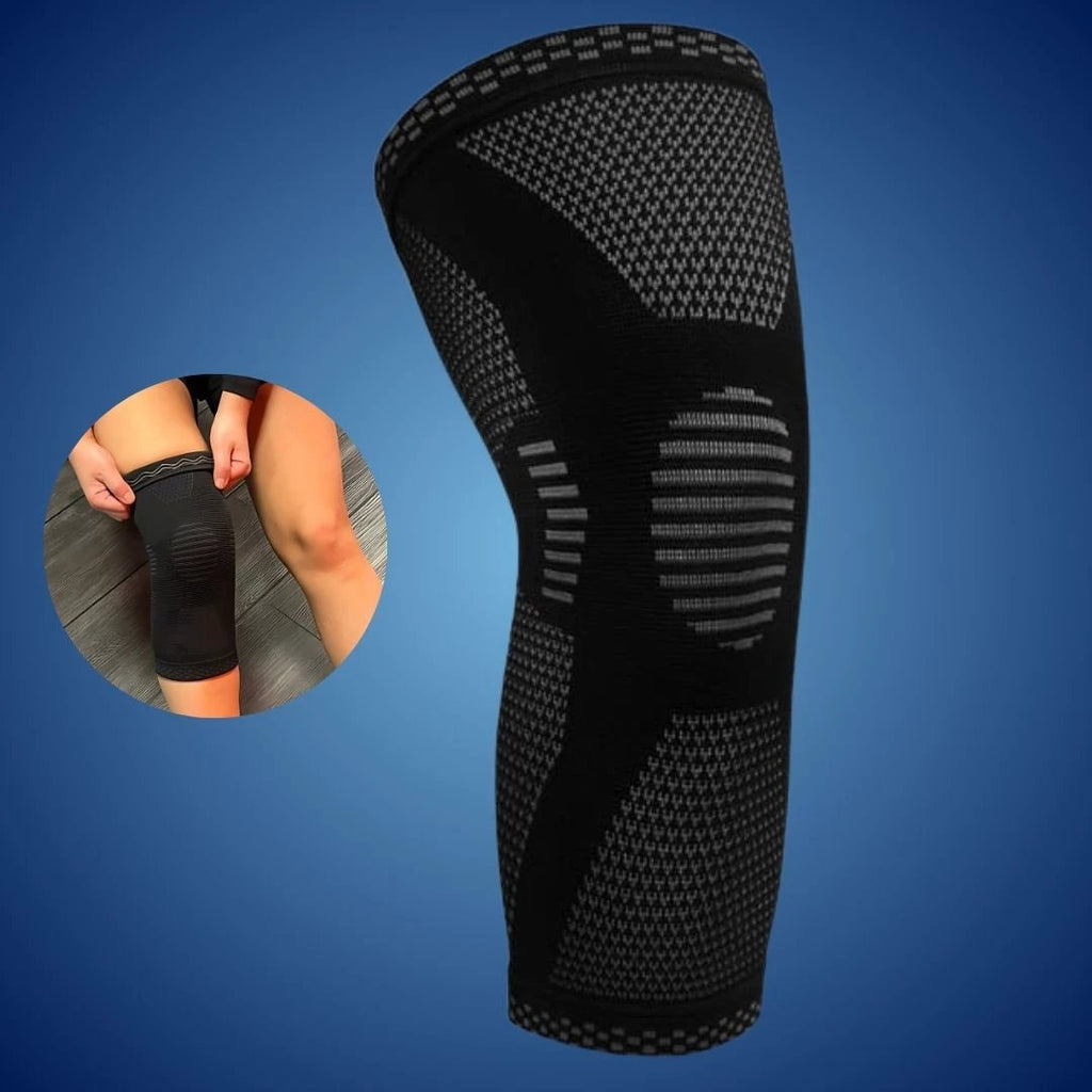 FlexiKnee Active Knee Protector | Compression Support for Stability and Pain Relief - Injury Recovery - Arthritis - Sports - Post-Surgery Bowlift by Bowlift