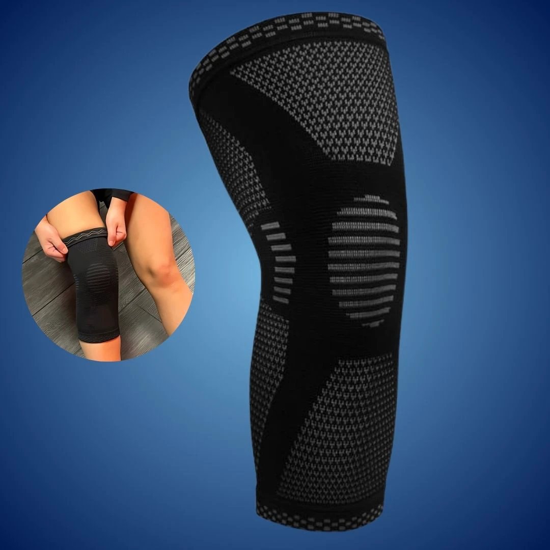 FlexiKnee Active Knee Protector | Compression Support for Stability and Pain Relief - Injury Recovery - Arthritis - Sports - Post-Surgery Bowlift by Bowlift
