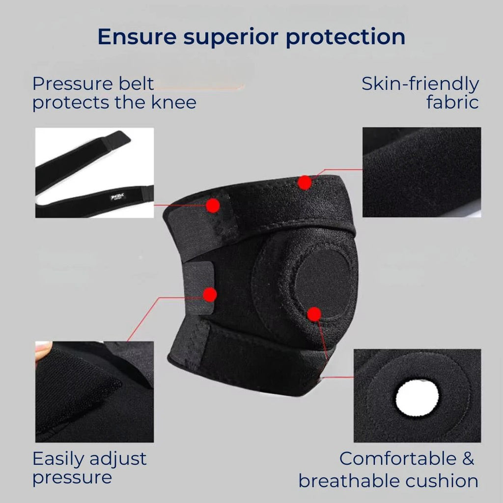 FlexiKnee Adjustable Knee Protection | Customisable Support and Cushioning - for Injury Prevention and Comfort During Activities Bowlift by Bowlift