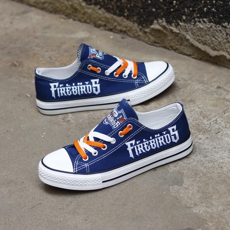 Flint Firebirds Low Top Canvas Sport Sneakers Shoes For Men Women Fans by Crocs