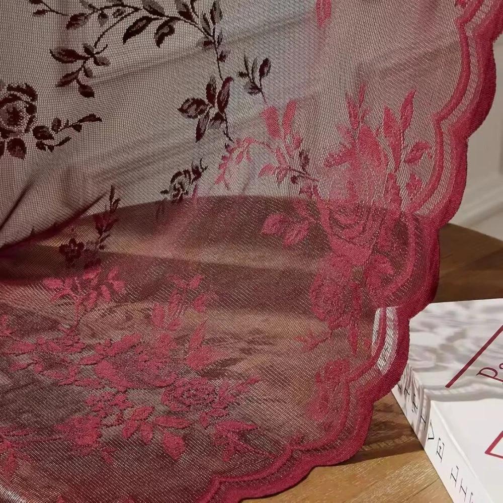 Floral Grace Sheer Curtains by Casa & Beyond
