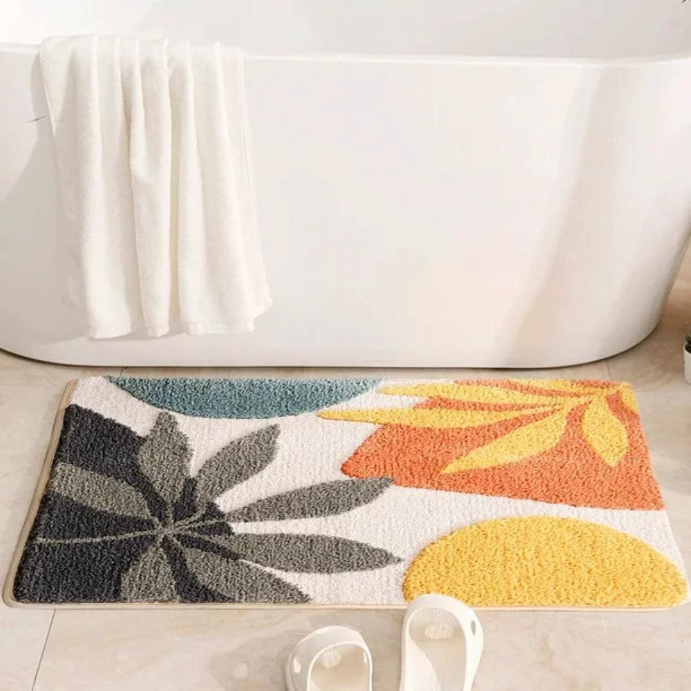 Floral Non-Slip Bathmat by Casa & Beyond