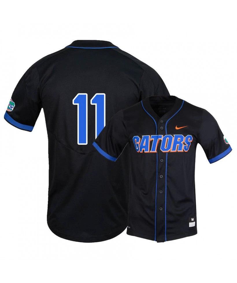 Florida Gators 11 Nathan Hickey Black College Baseball Jersey by My Store