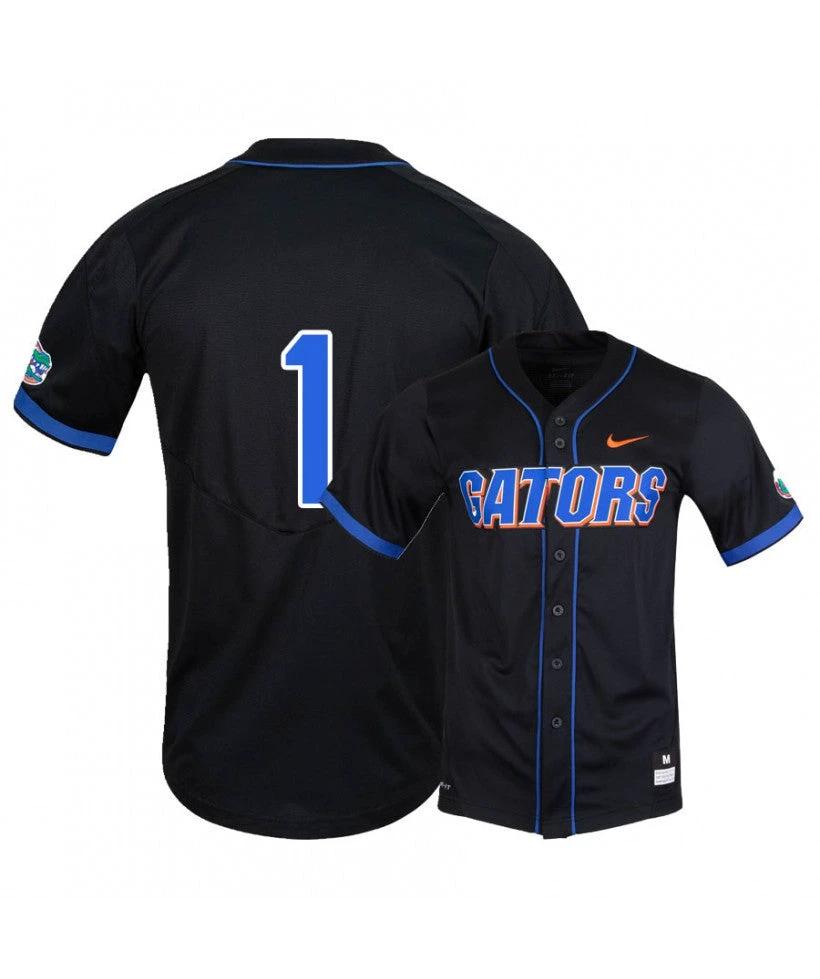 Florida Gators 1 Jacob Young Black College Baseball Jersey by My Store