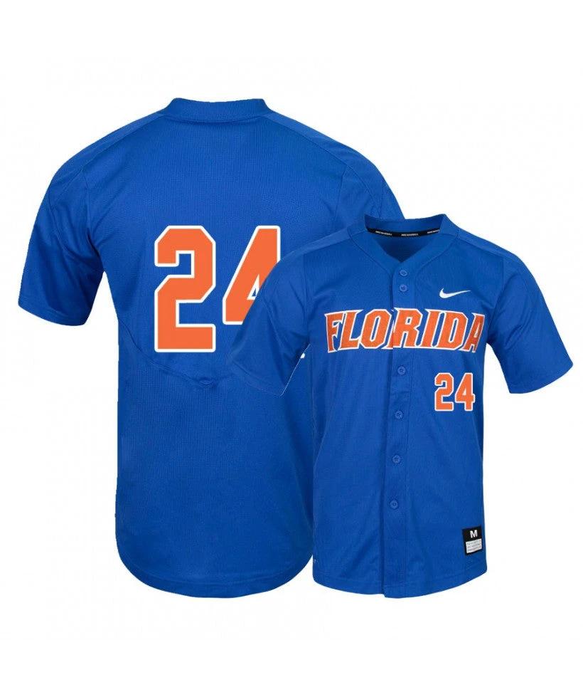 Florida Gators 24 Josh Rivera College Baseball Jersey by My Store