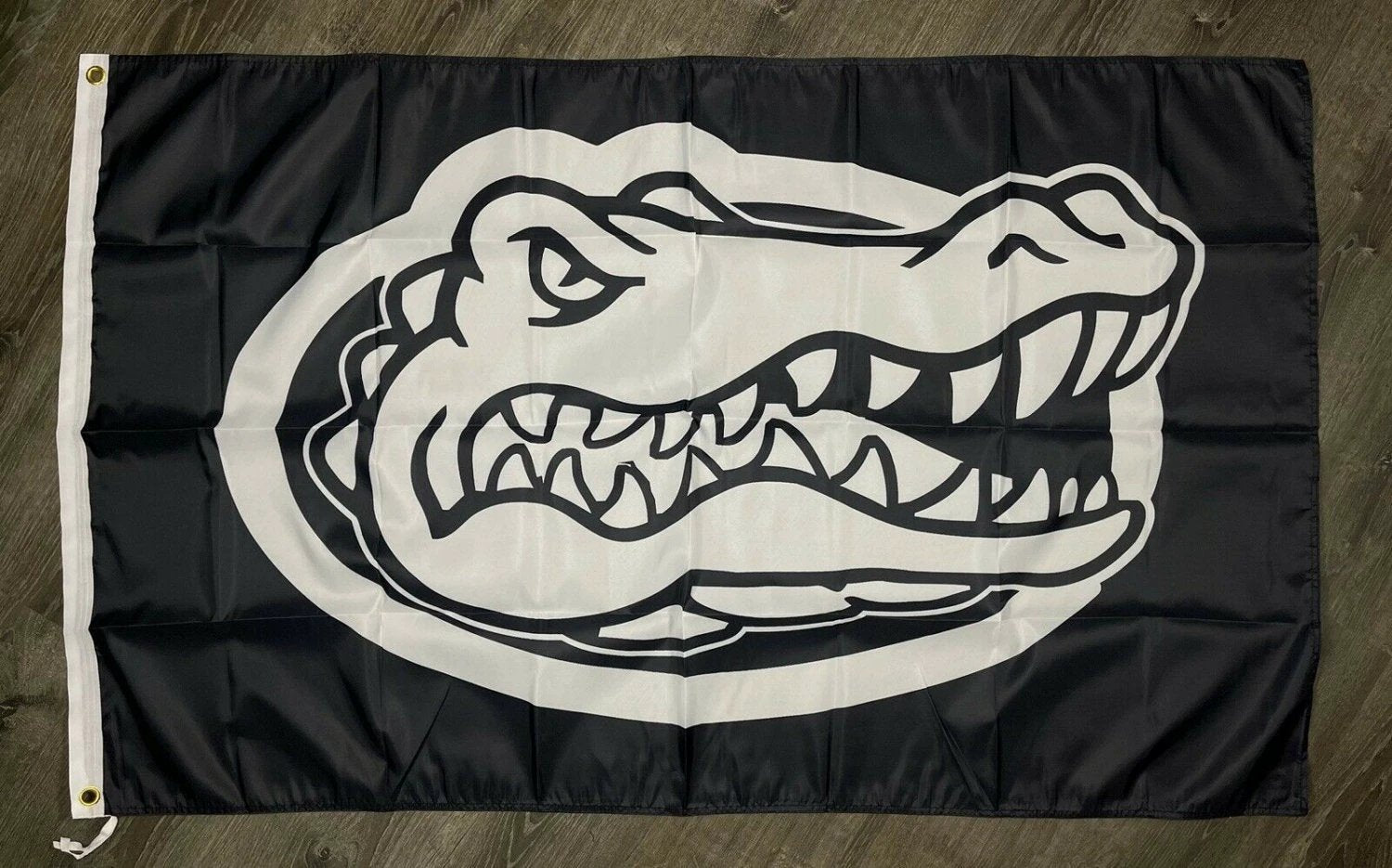 Florida Gators Logo Flag 3x5 ft Black Sports Banner Man-Cave Garage by flagsjustdoit