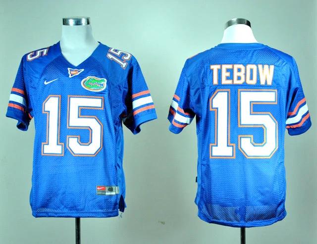 Florida Gators #15 Tim Tebow Royal Blue NCAA College Football Jersey by My Store
