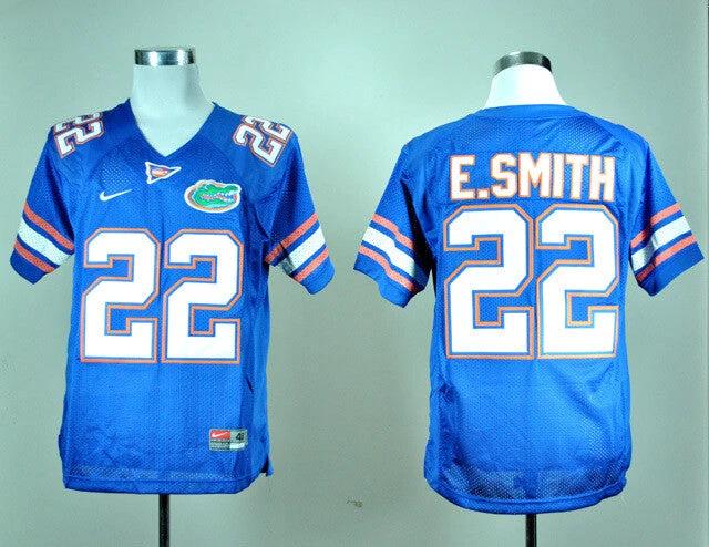 Florida Gators #22 Emmitt Smith College Football Jersey Blue by My Store