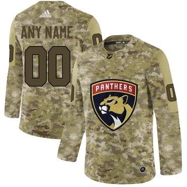 Florida Panthers Camo Customized Jersey by Hockey David