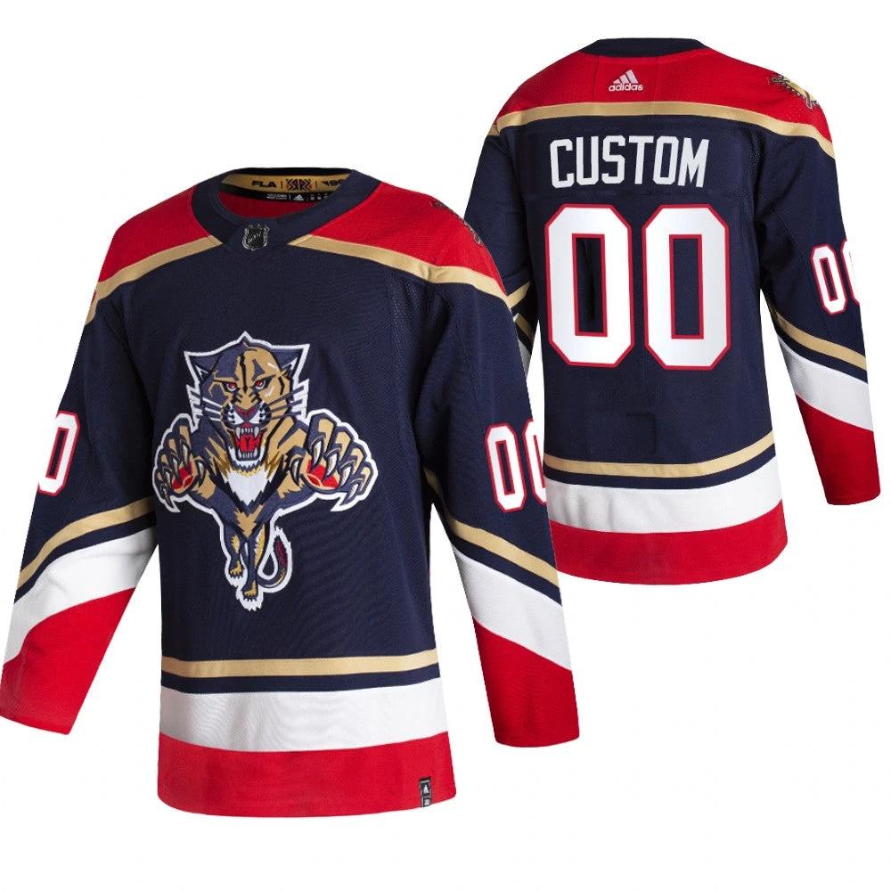 Florida Panthers Custom Black 2020-21 Alternate Player NHL Jersey by Hockey David