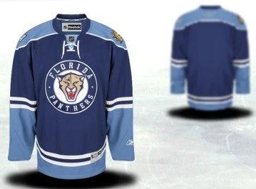 Florida Panthers Customized Blue Third Jersey by Hockey David