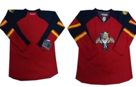 Florida Panthers Customized Red Jersey by Hockey David