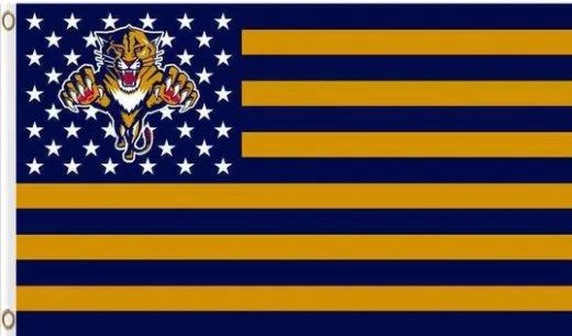 Florida Panthers Star Flag 3X5Ft Polyester Digital Print Banner USA by flagsjustdoit