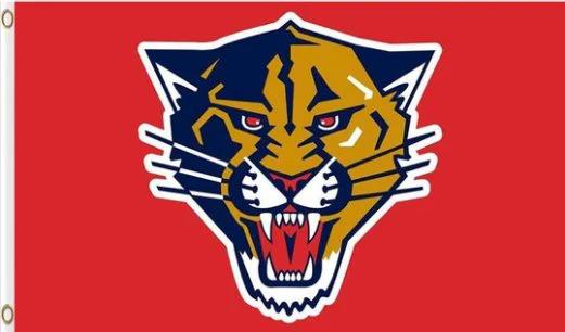 Florida Panthers Team Sport Flag 3X5Ft Polyester Digital Print Banner USA by flagsjustdoit