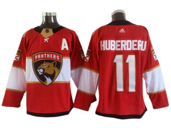 Florida Panthers #11 Jonathan Huberdeau Red Home Jersey by Hockey David