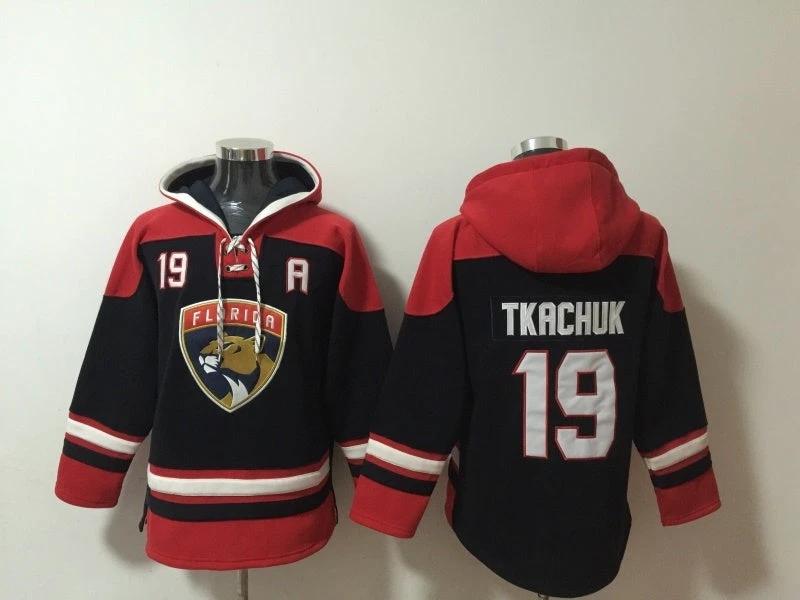 Florida Panthers #19 Matthew Tkachuk Pullover Hoodie by Hoodie Pullover