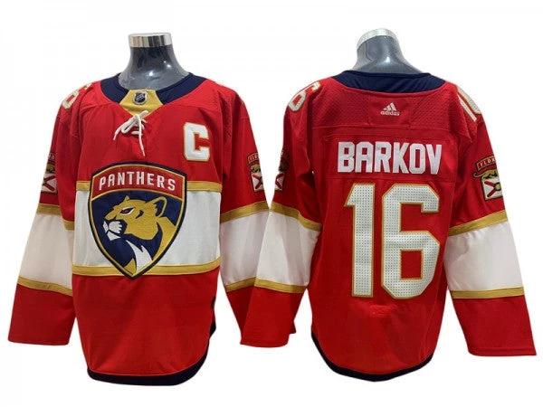 Florida Panthers #5 Aaron Ekblad Red Home Jersey by Hockey David